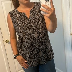 Anne Klein Sleeveless Blouse size XL
